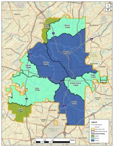 All Watersheds on a Map