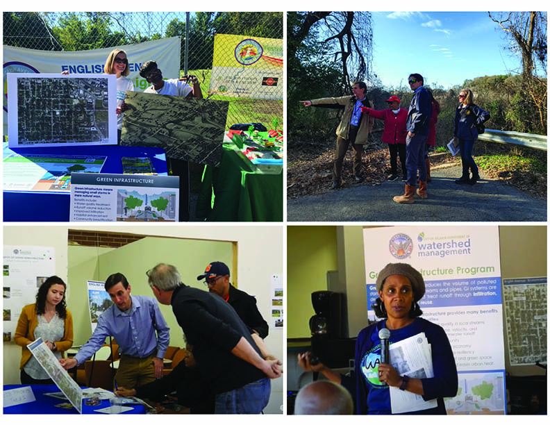 Environmental Impact Bond Outreach Collage